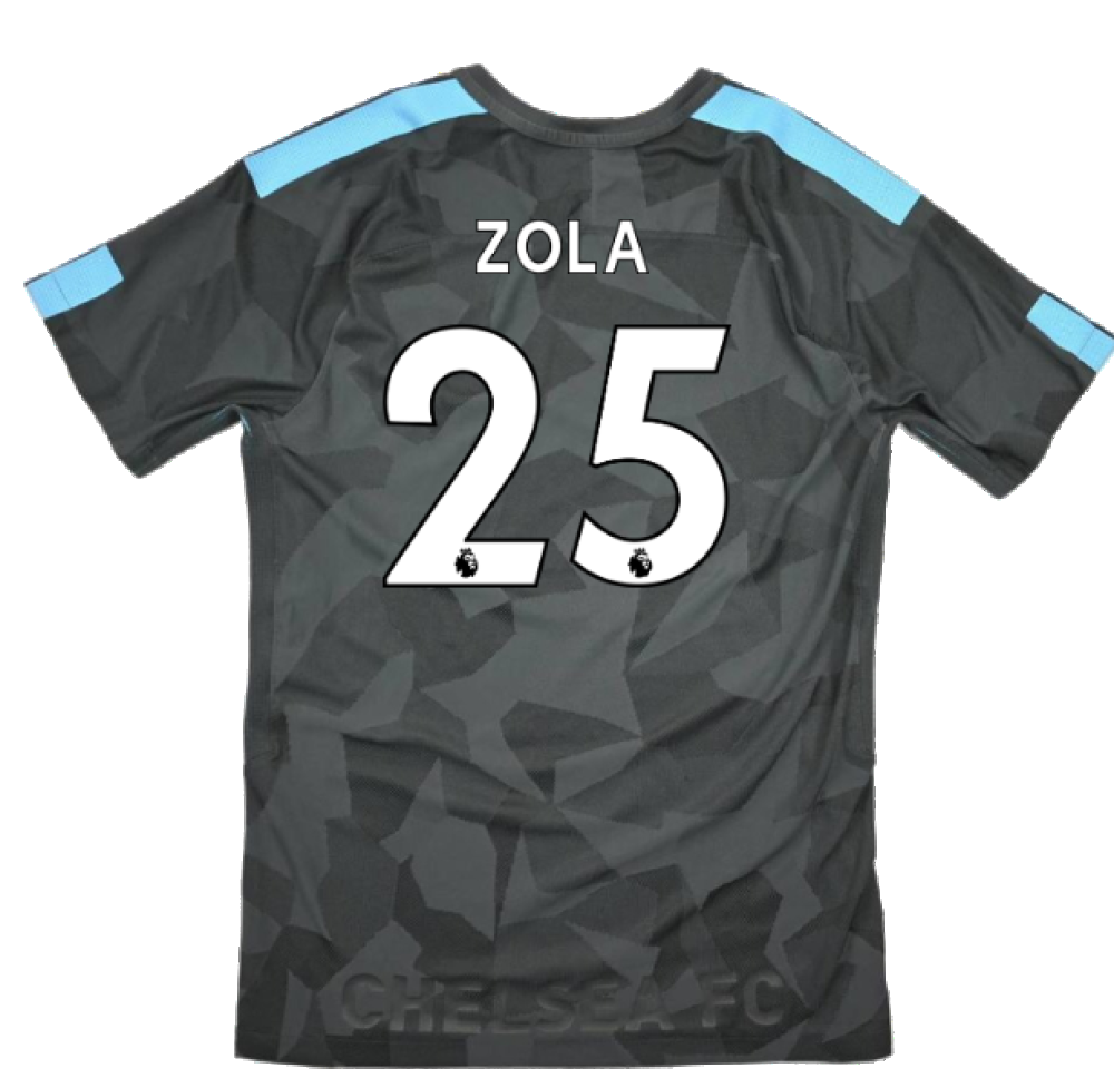 Chelsea 2017-18 Third Shirt (M) (Zola 25) (Excellent)_1