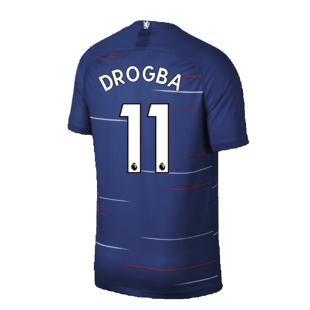 Chelsea 2018-19 Home Shirt ((Excellent) XXL) (Drogba 11)_2