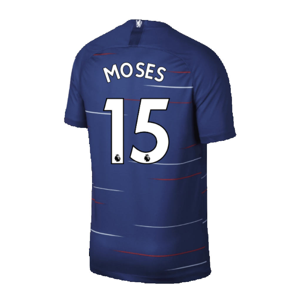 Chelsea 2018-19 Home Shirt ((Excellent) XXL) (Moses 15)_2