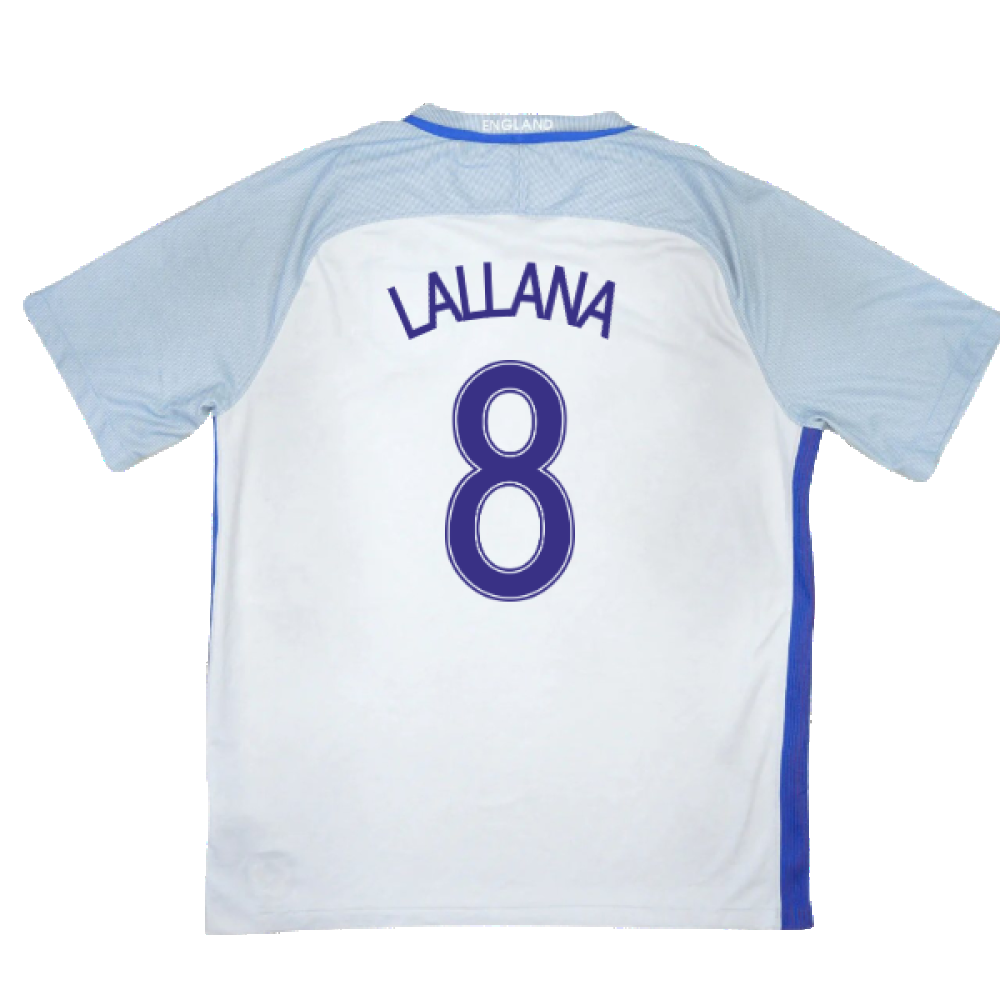 England 2016-17 Home Shirt (L) (Lallana 8) (Very Good)_1