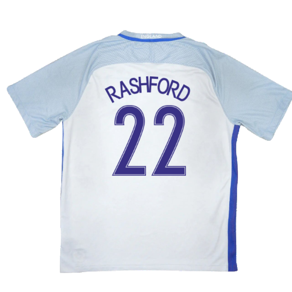 England 2016-17 Home Shirt (L) (Rashford 22) (Very Good)_1