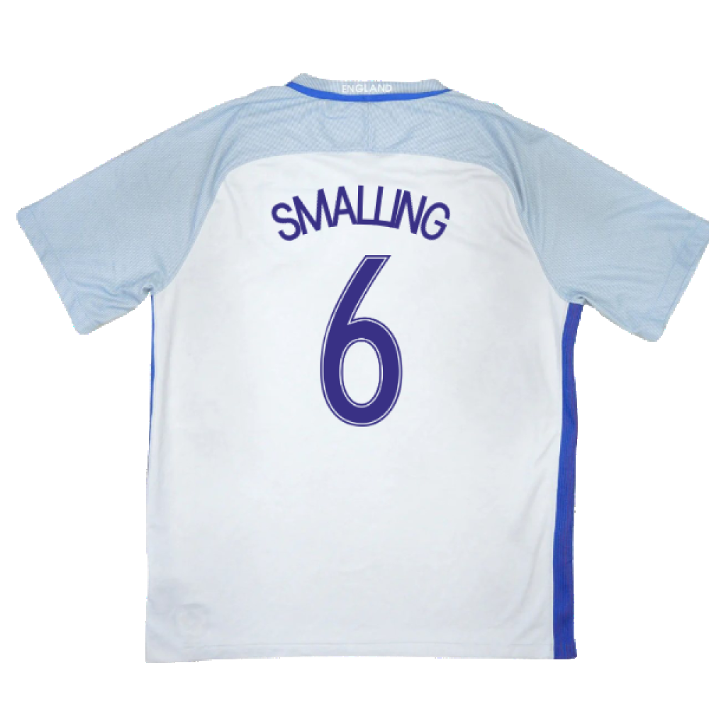 England 2016-17 Home Shirt (L) (Smalling 6) (Very Good)_1