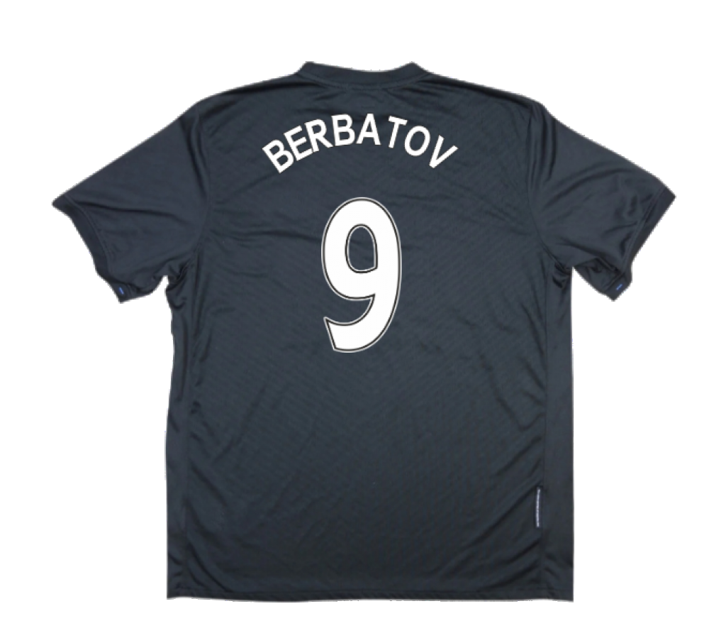 Manchester United 2009-10 Away Shirt ((Excellent) L) (Berbatov 9)_2