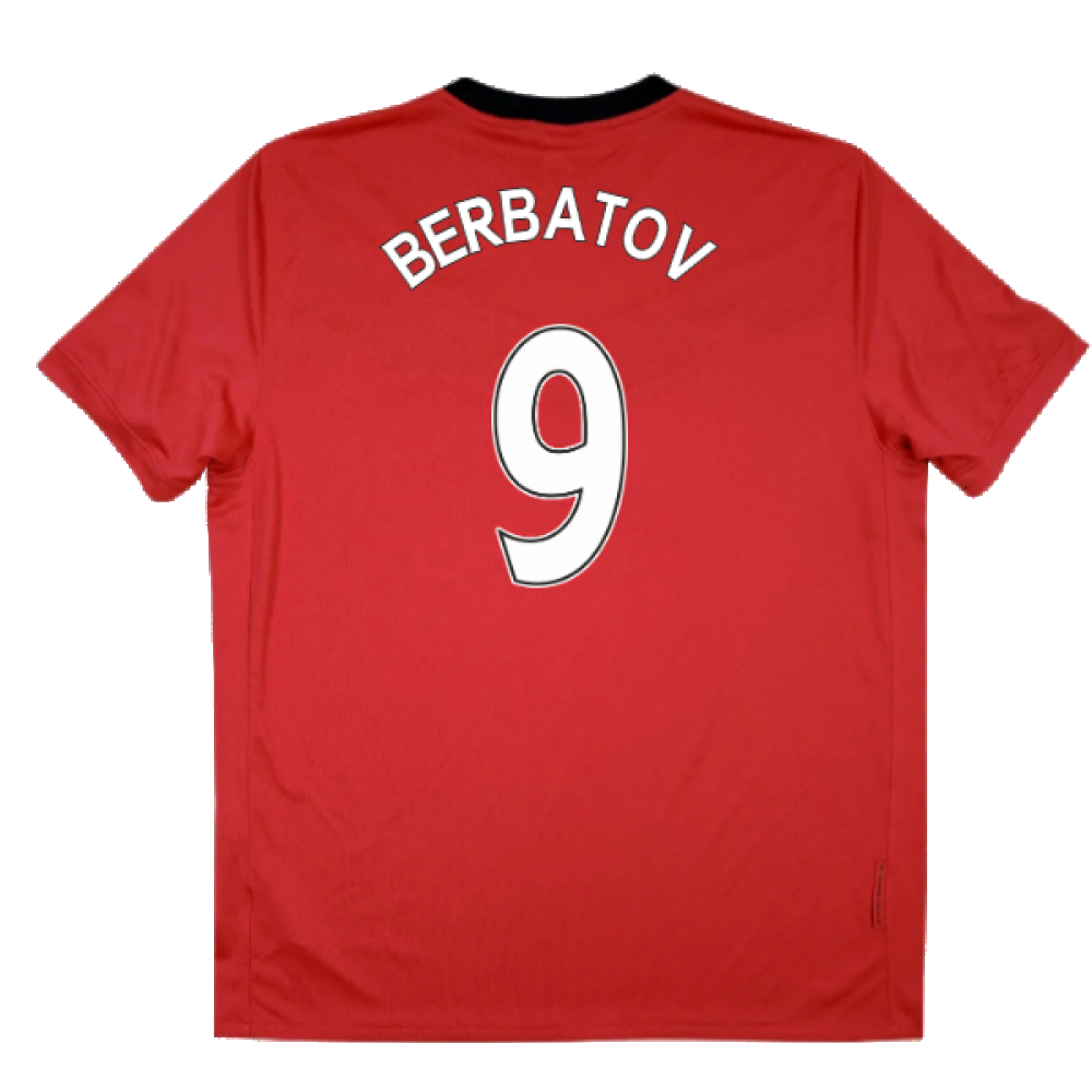 Manchester United 2009-10 Home Shirt ((Excellent) XL) (Berbatov 9)_2