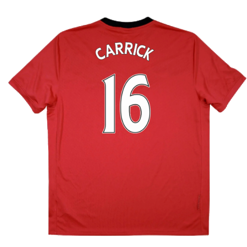 Manchester United 2009-10 Home Shirt ((Excellent) XL) (Carrick 16)_2