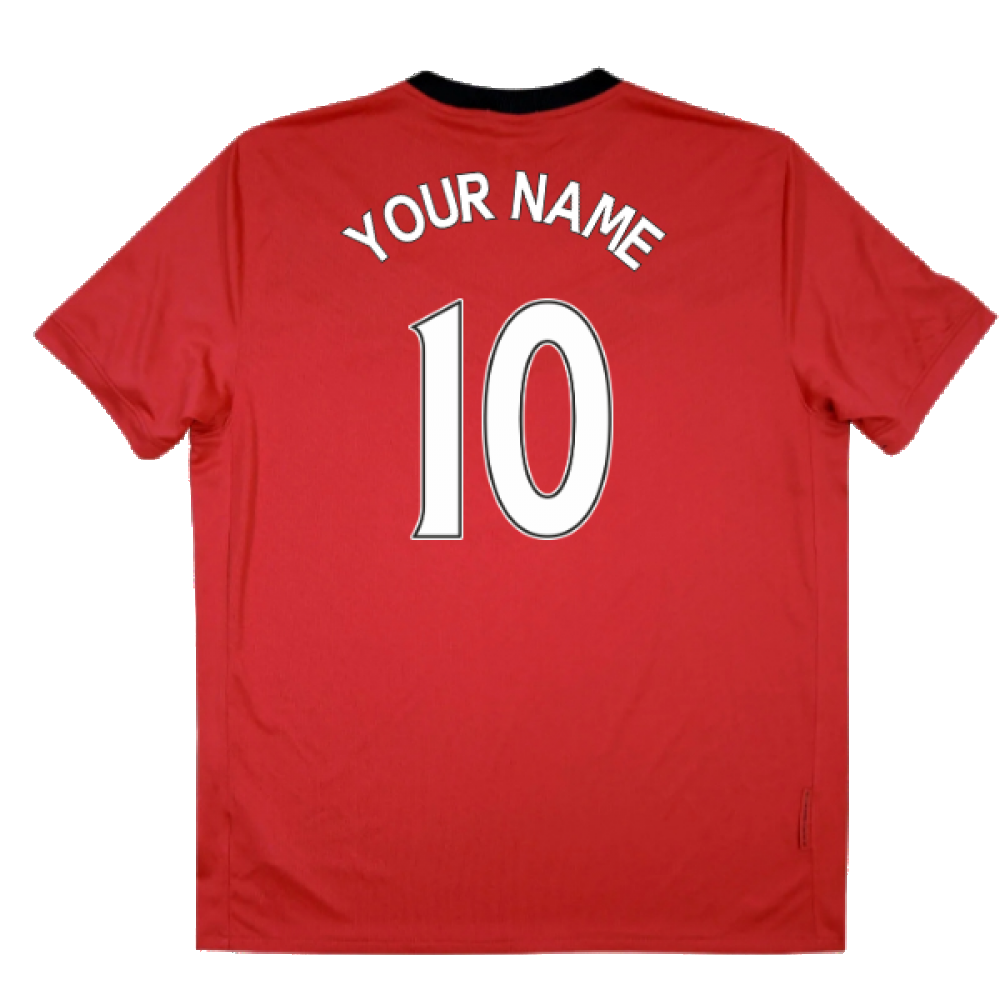 Manchester United 2009-10 Home Shirt ((Excellent) XL) (Your Name)_2