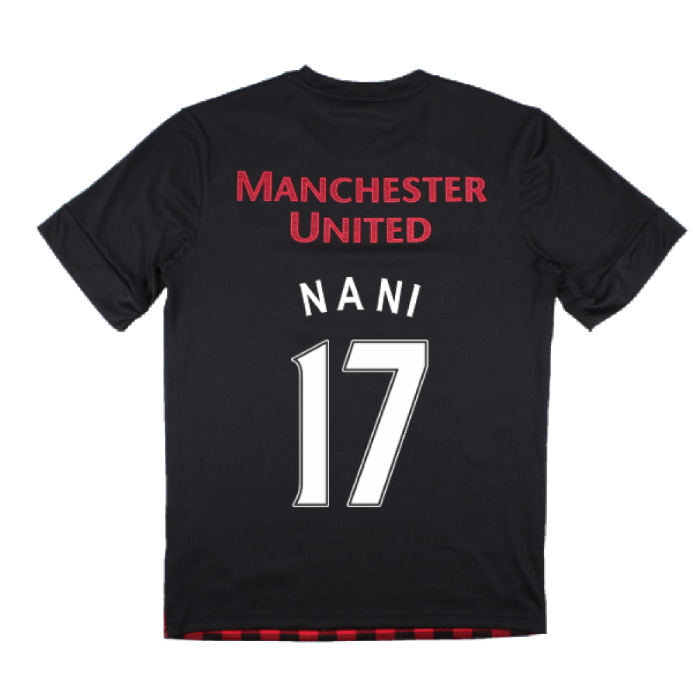 Manchester United 2010-2011 Training Shirt (M) (Nani 17) (Excellent)_1