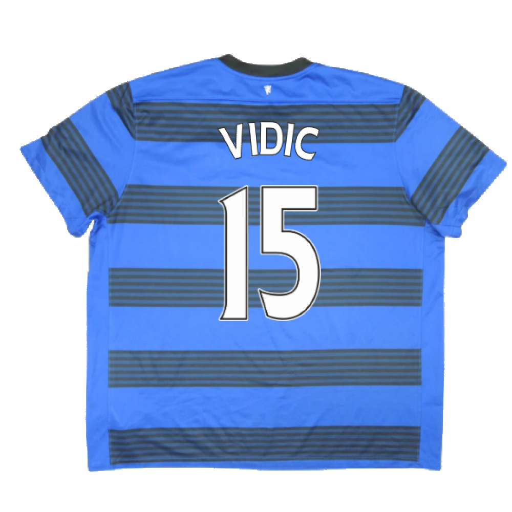 Manchester United 2011-12 Away Shirt ((Excellent) L) (Vidic 15)_2