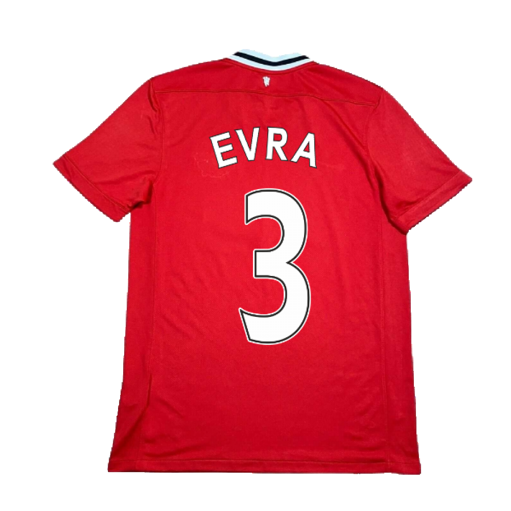 Manchester United 2011-12 Home Shirt ((Good) M) (Evra 3)_2