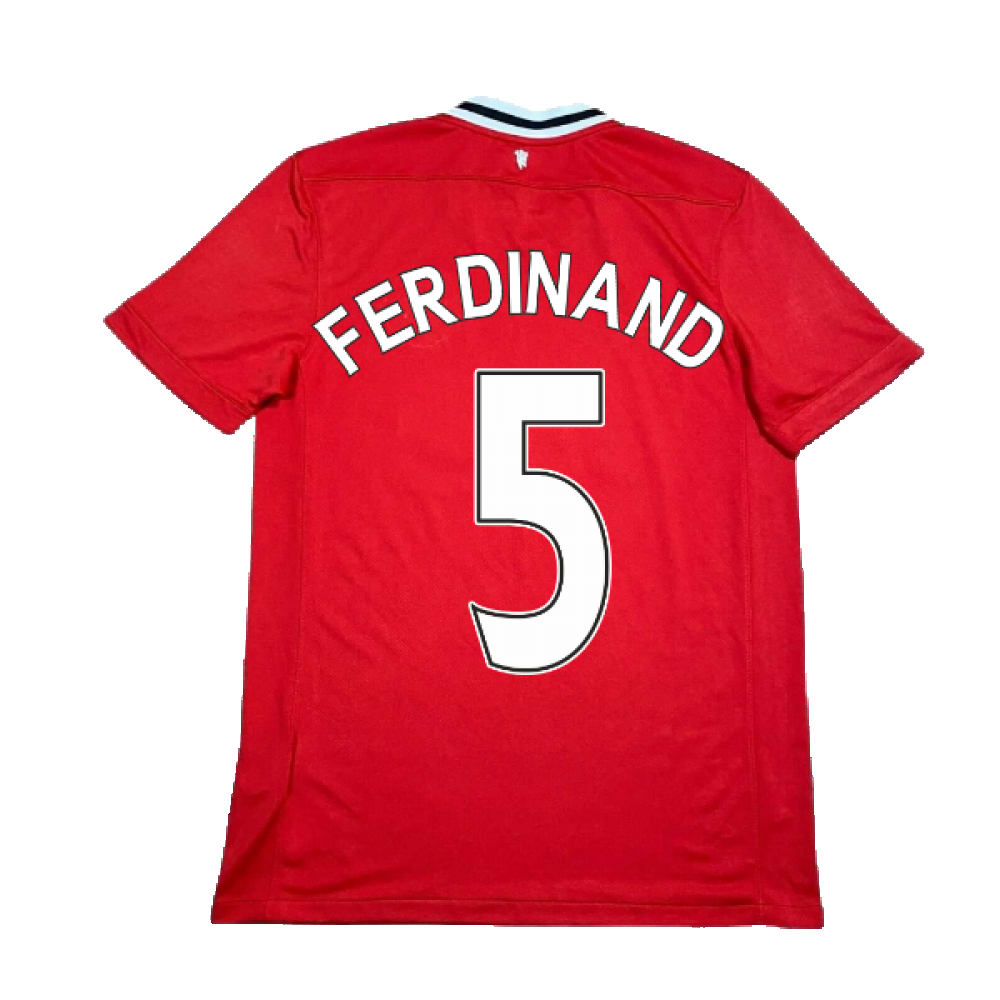 Manchester United 2011-12 Home Shirt ((Good) M) (Ferdinand 5)_2