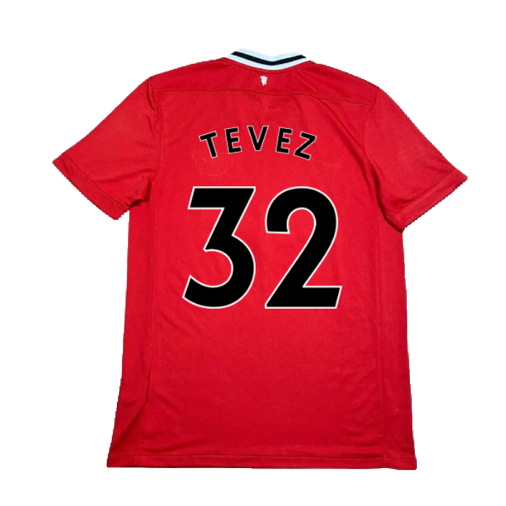 Manchester United 2011-12 Home Shirt (XL) (Tevez 32) (Excellent)_1