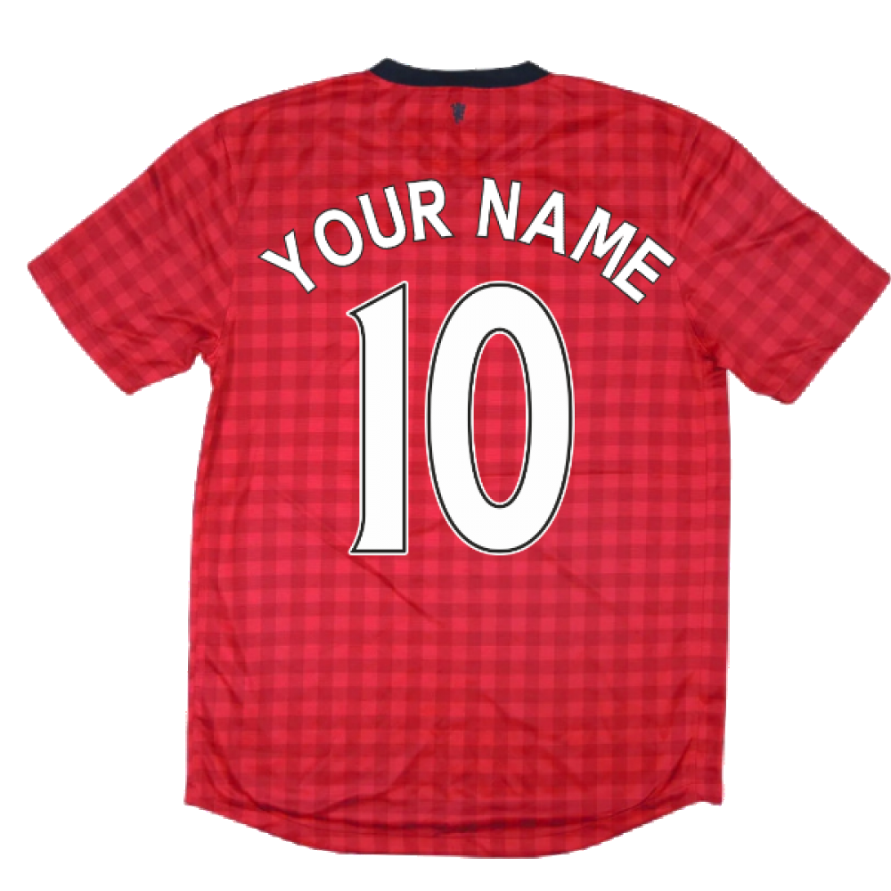 Manchester United 2012-13 Home Shirt ((Excellent) M) (Your Name)_2