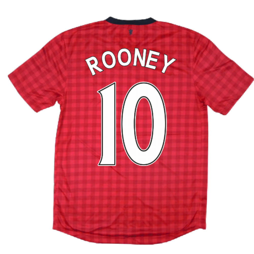 Manchester United 2012-13 Home Shirt ((Excellent) S) (Rooney 10)_2