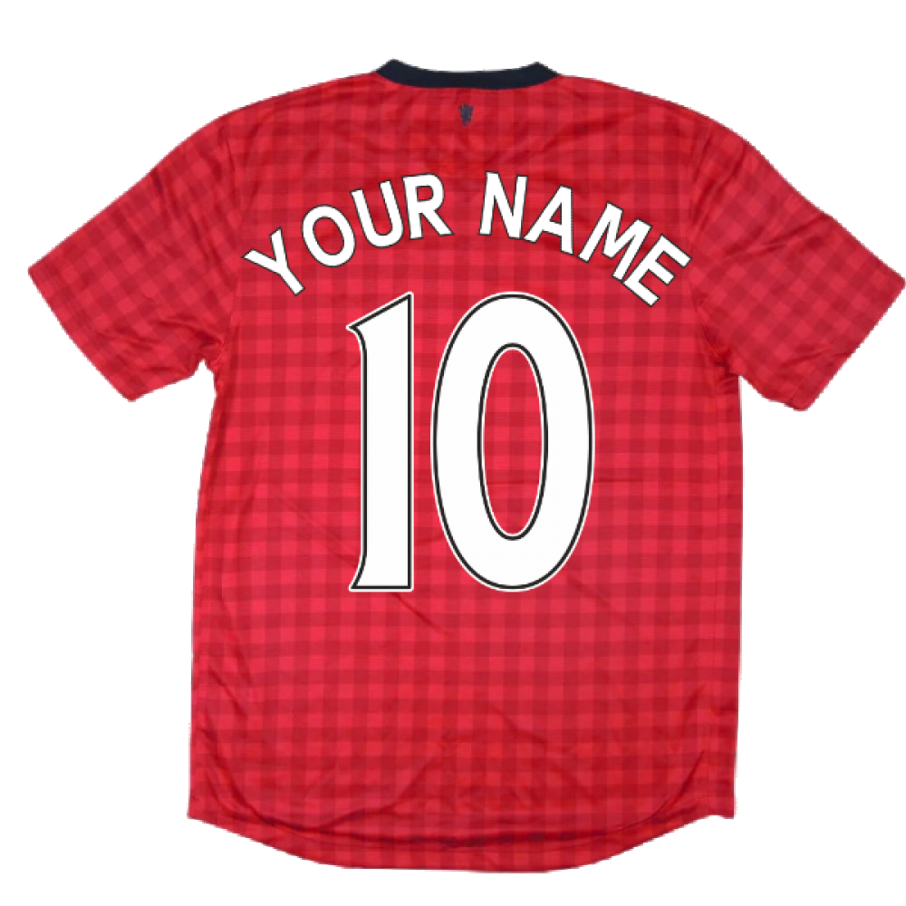 Manchester United 2012-13 Home Shirt ((Excellent) S) (Your Name)_2