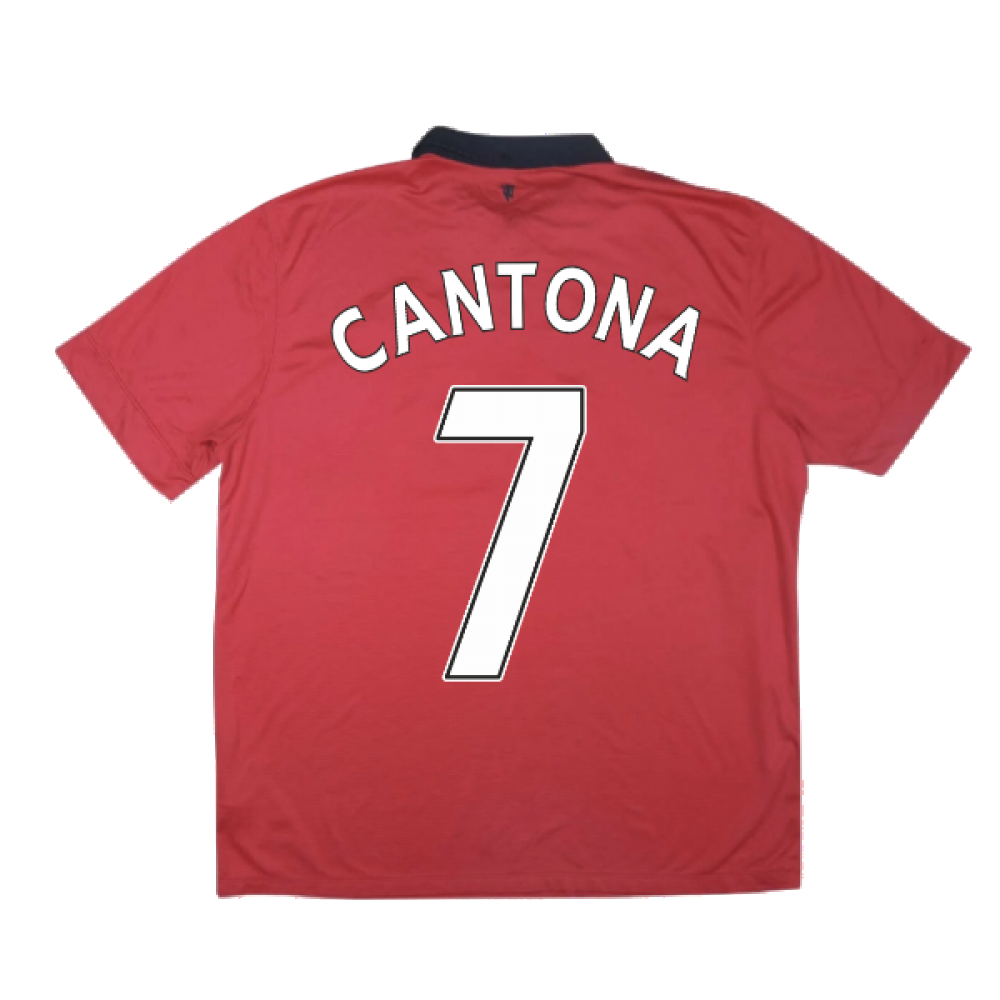 Manchester United 2013-14 Home Shirt ((Excellent) XL) (CANTONA 7)_2