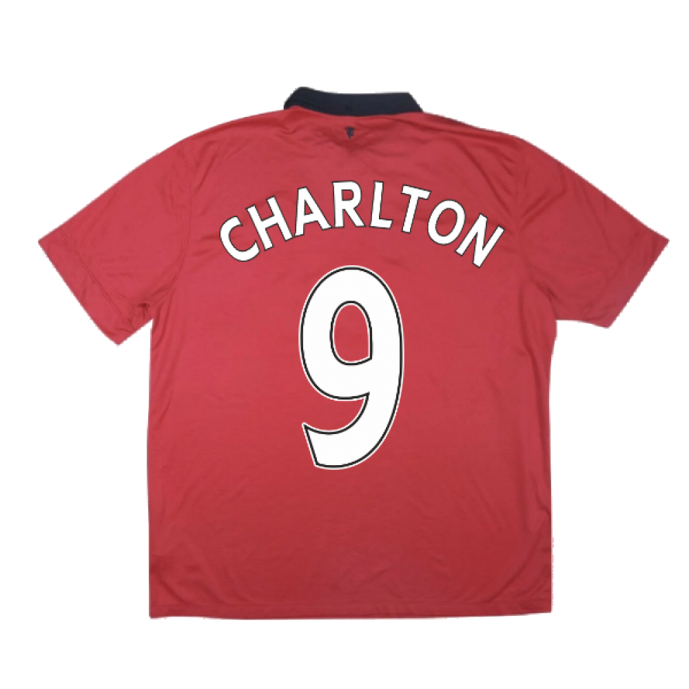 Manchester United 2013-14 Home Shirt ((Excellent) XL) (CHARLTON 9)_2