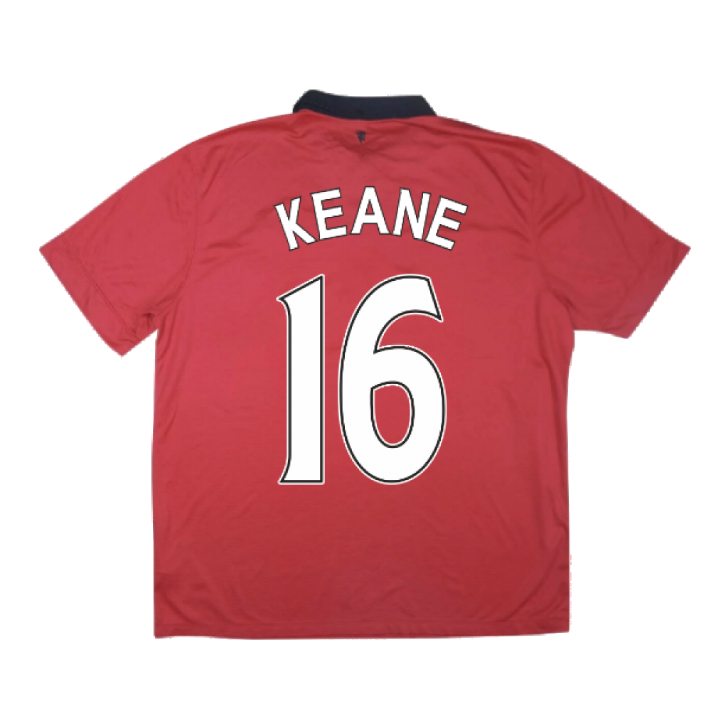 Manchester United 2013-14 Home Shirt ((Excellent) XL) (KEANE 16)_2