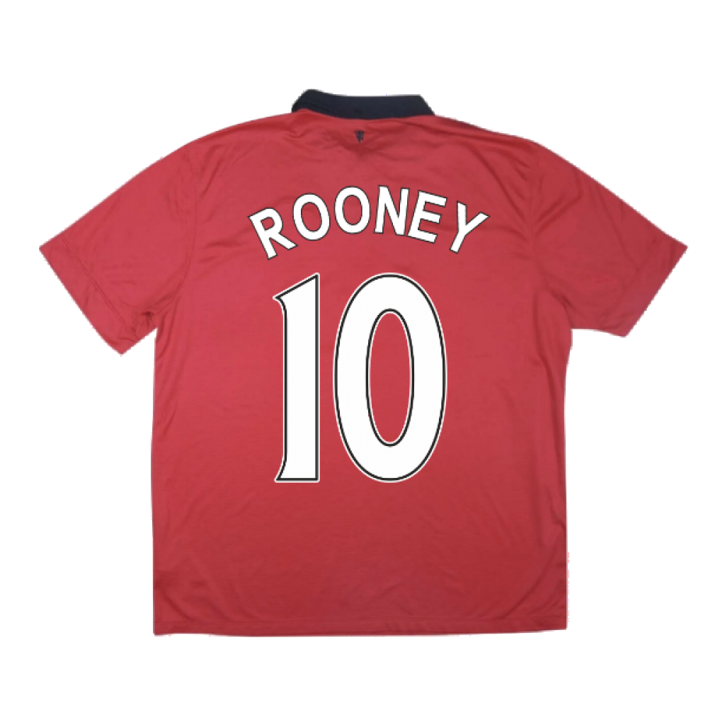 Manchester United 2013-14 Home Shirt ((Excellent) XL) (ROONEY 10)_2