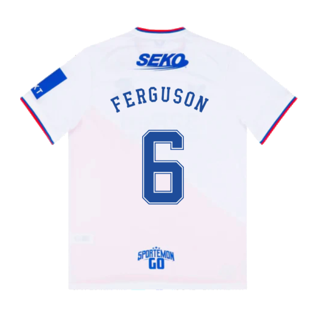 Rangers 2022-23 Away Shirt (M) (FERGUSON 6) (Mint)_1