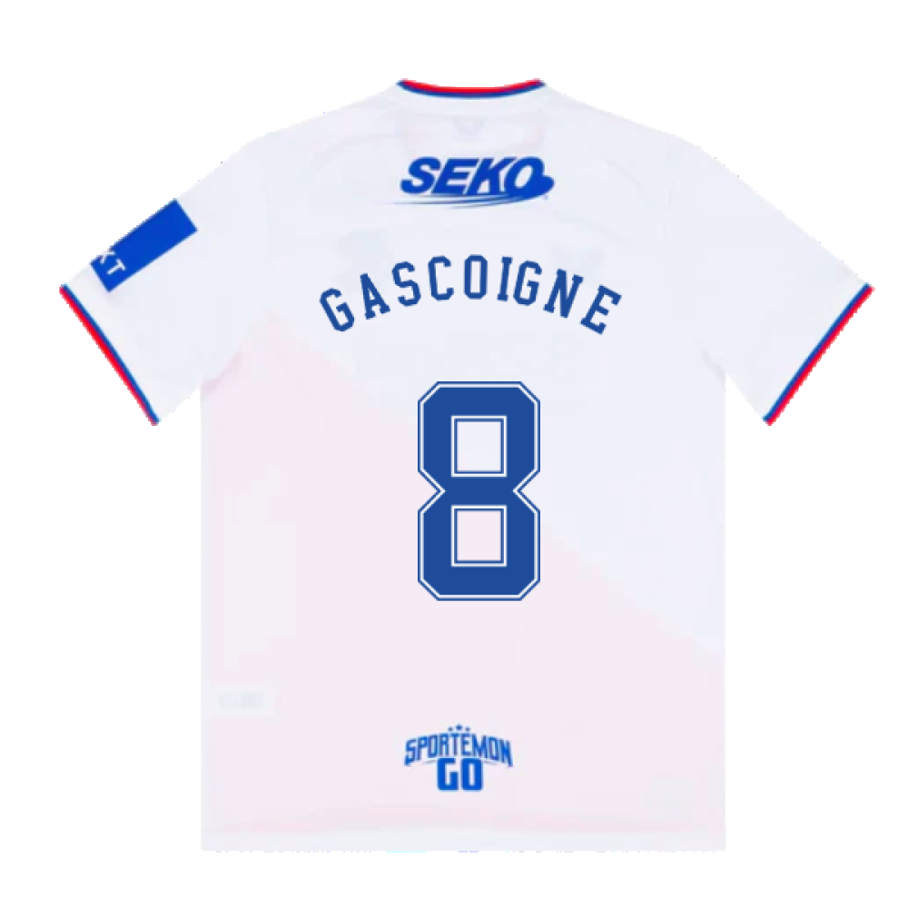 Rangers 2022-23 Away Shirt (L) (GASCOIGNE 8) (Mint)_1