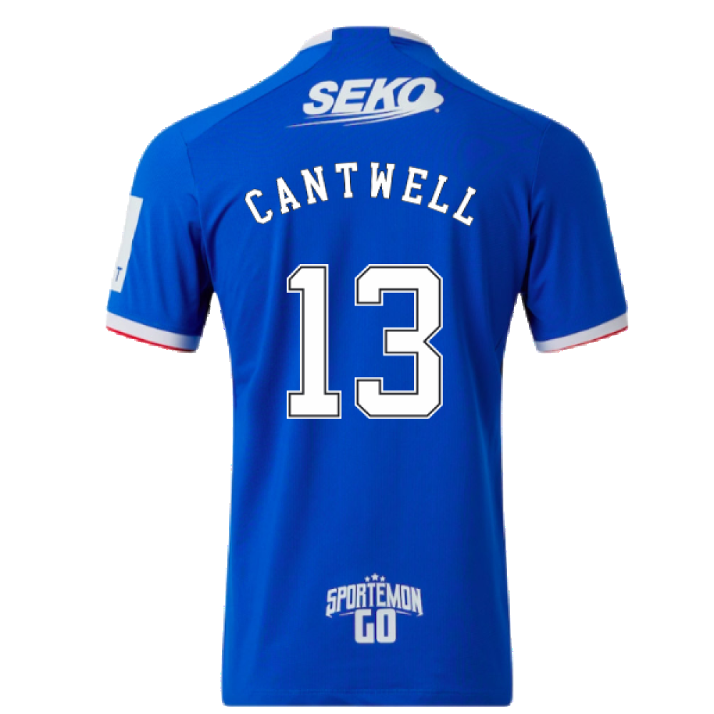 Rangers 2022-23 Home Shirt (3XL) (Cantwell 13) (Mint)_1