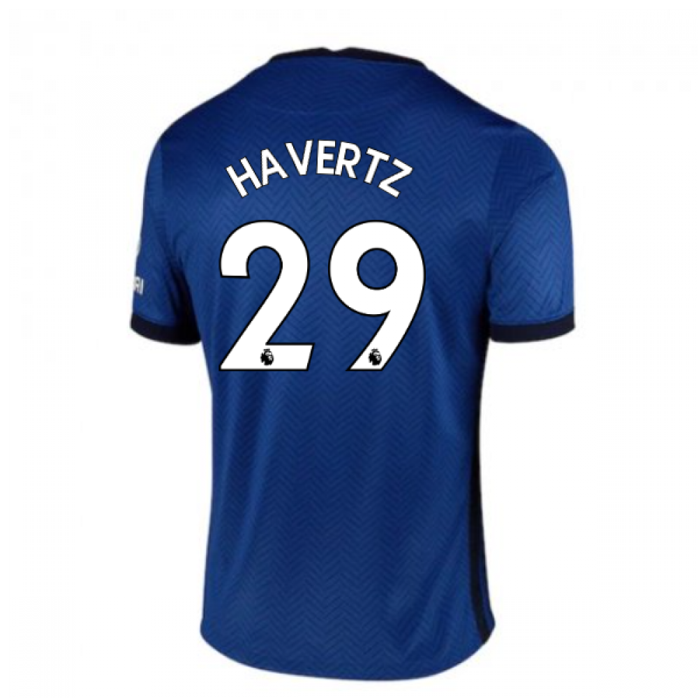 2020-2021 Chelsea Home Nike Football Shirt (Kids) (HAVERTZ 29)_0