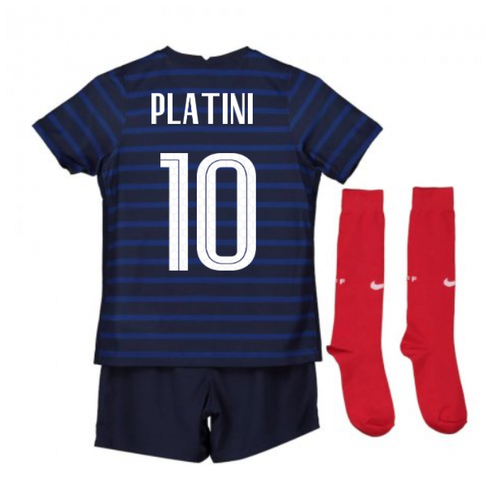 2020-2021 France Home Nike Mini Kit (PLATINI 10)