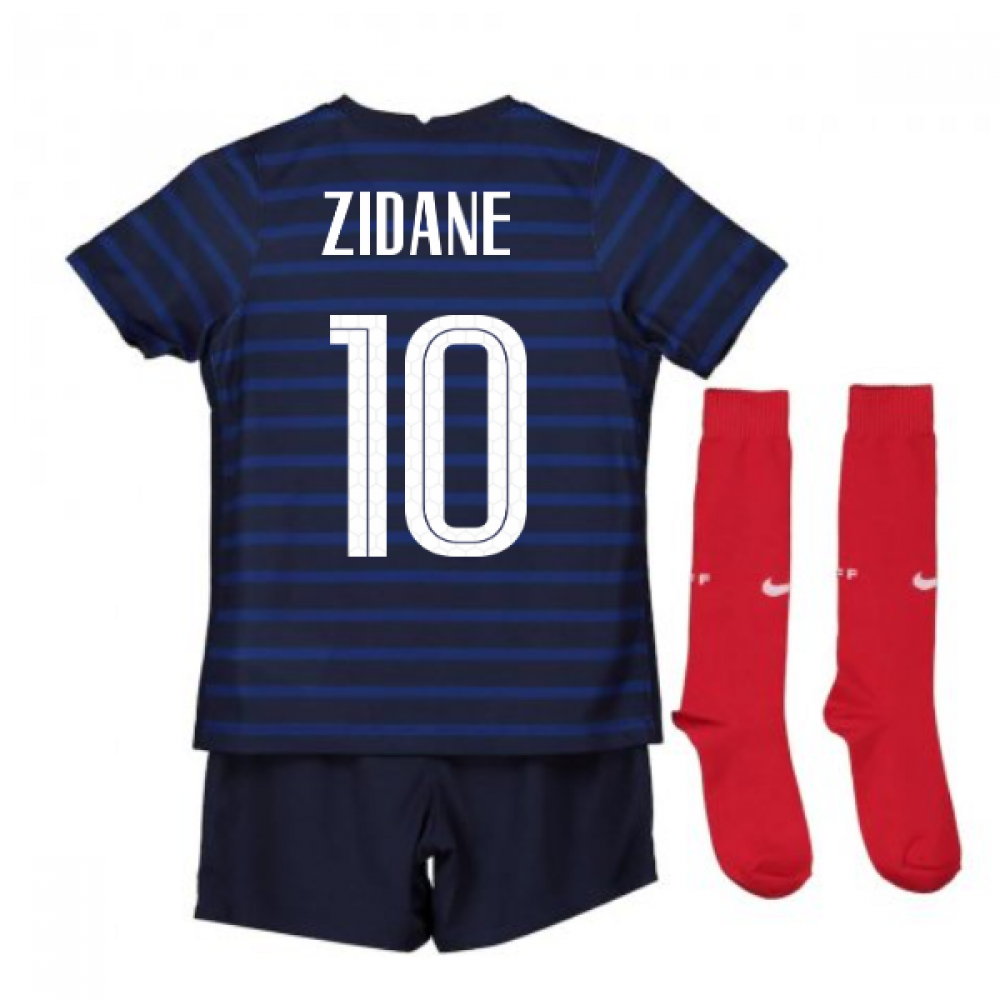 2020-2021 France Home Nike Mini Kit (ZIDANE 10)