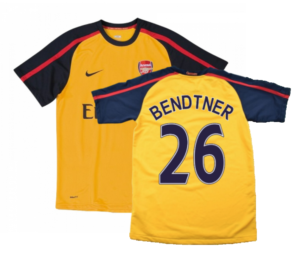 Arsenal 2008-09 Away Shirt ((Excellent) XL) (Bendtner 26)_0