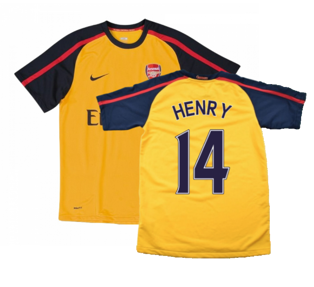 Arsenal 2008-09 Away Shirt ((Excellent) XL) (HENRY 14)_0