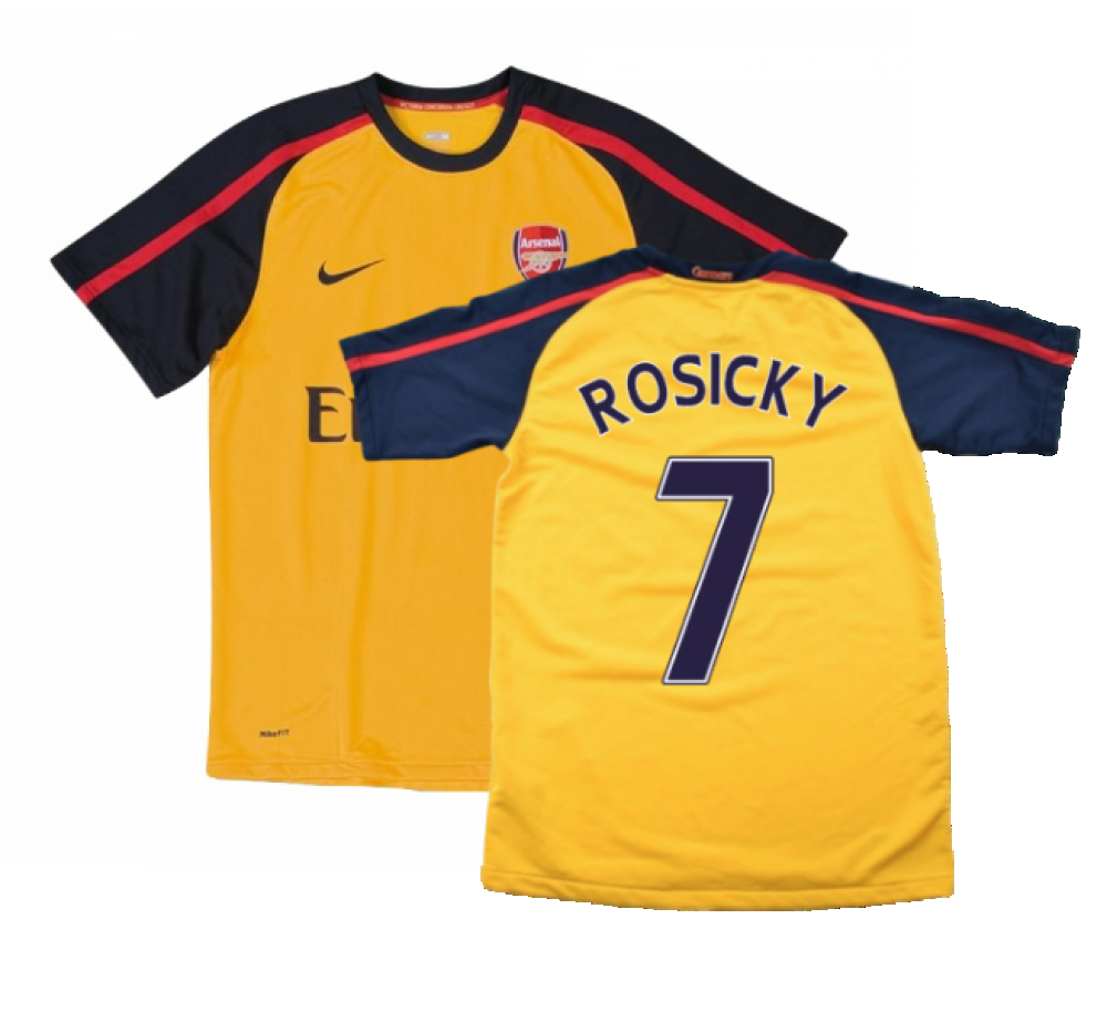 Arsenal 2008-09 Away Shirt ((Excellent) XL) (Rosicky 7)_0