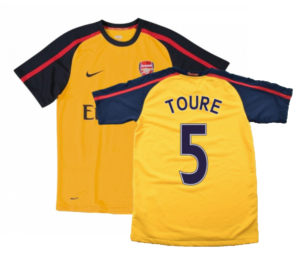 Arsenal 2008-09 Away Shirt ((Excellent) XL) (Toure 5)_0