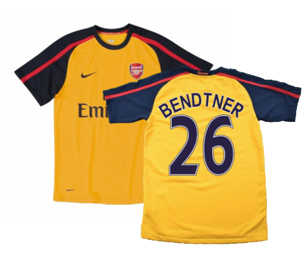 Arsenal 2008-09 Away Shirt ((Very Good) L) (Bendtner 26)_0