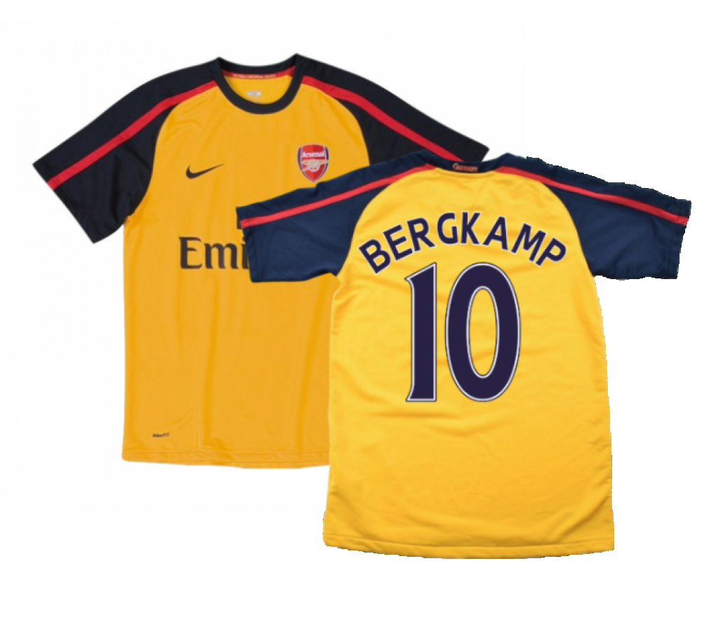 Arsenal 2008-09 Away Shirt ((Very Good) L) (BERGKAMP 10)_0