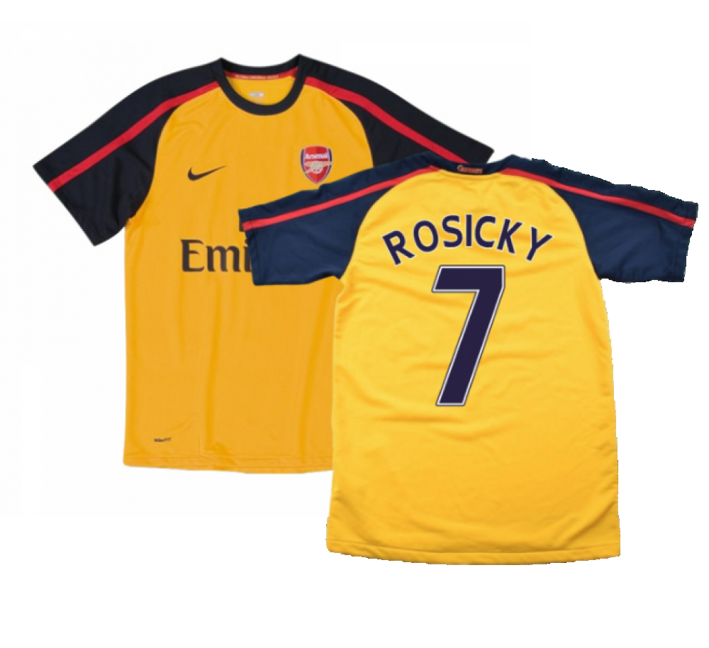 Arsenal 2008-09 Away Shirt ((Very Good) L) (Rosicky 7)_0