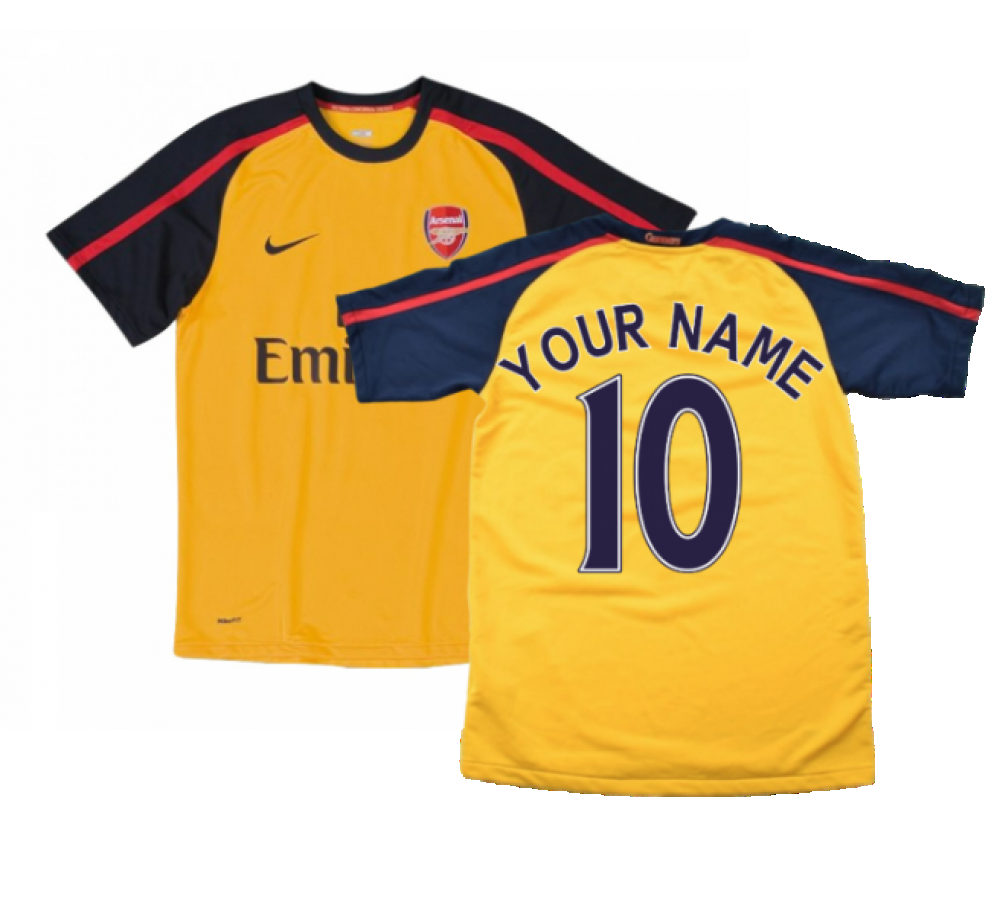 Arsenal 2008-09 Away Shirt ((Very Good) L) (Your Name)_0