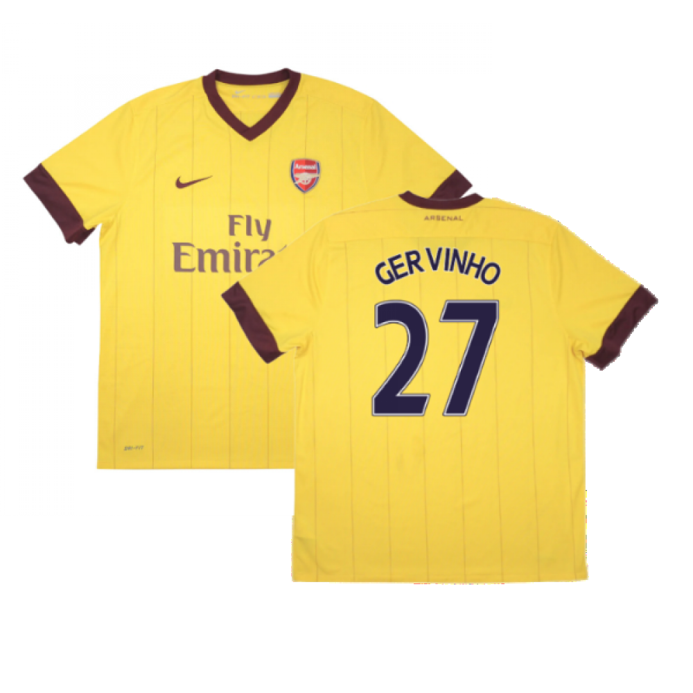 Arsenal 2010-11 Away Shirt ((Good) XXL) (GERVINHO 27)_0