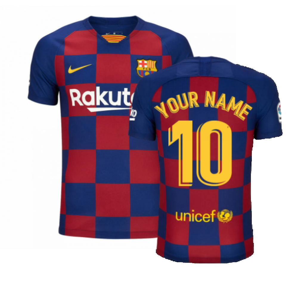 Barcelona 2019-20 Home Shirt ((Excellent) M) (Your Name)_0