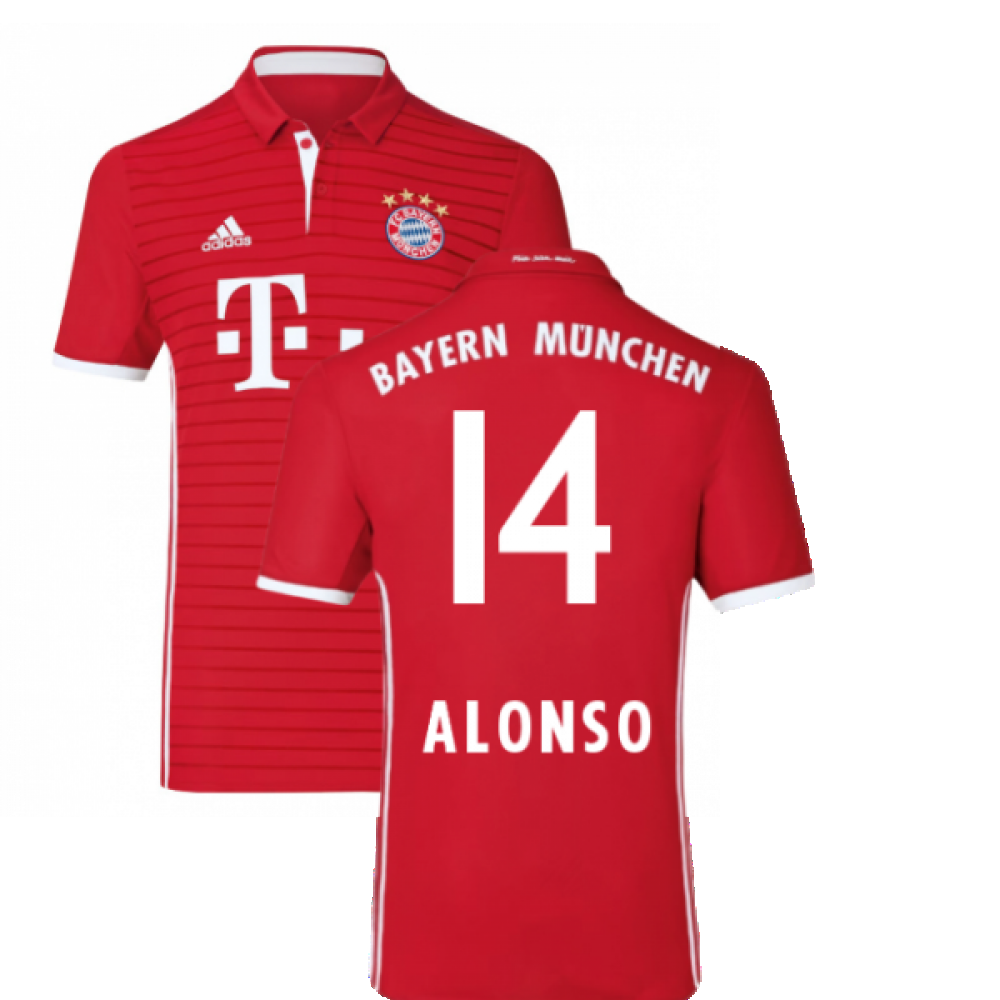 Bayern Munchen No3 Alonso Home Jersey
