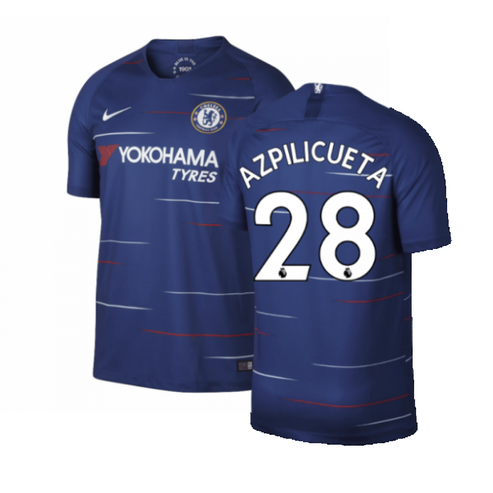 Chelsea 2018-19 Home Shirt ((Excellent) XXL) (Azpilicueta 28)_0