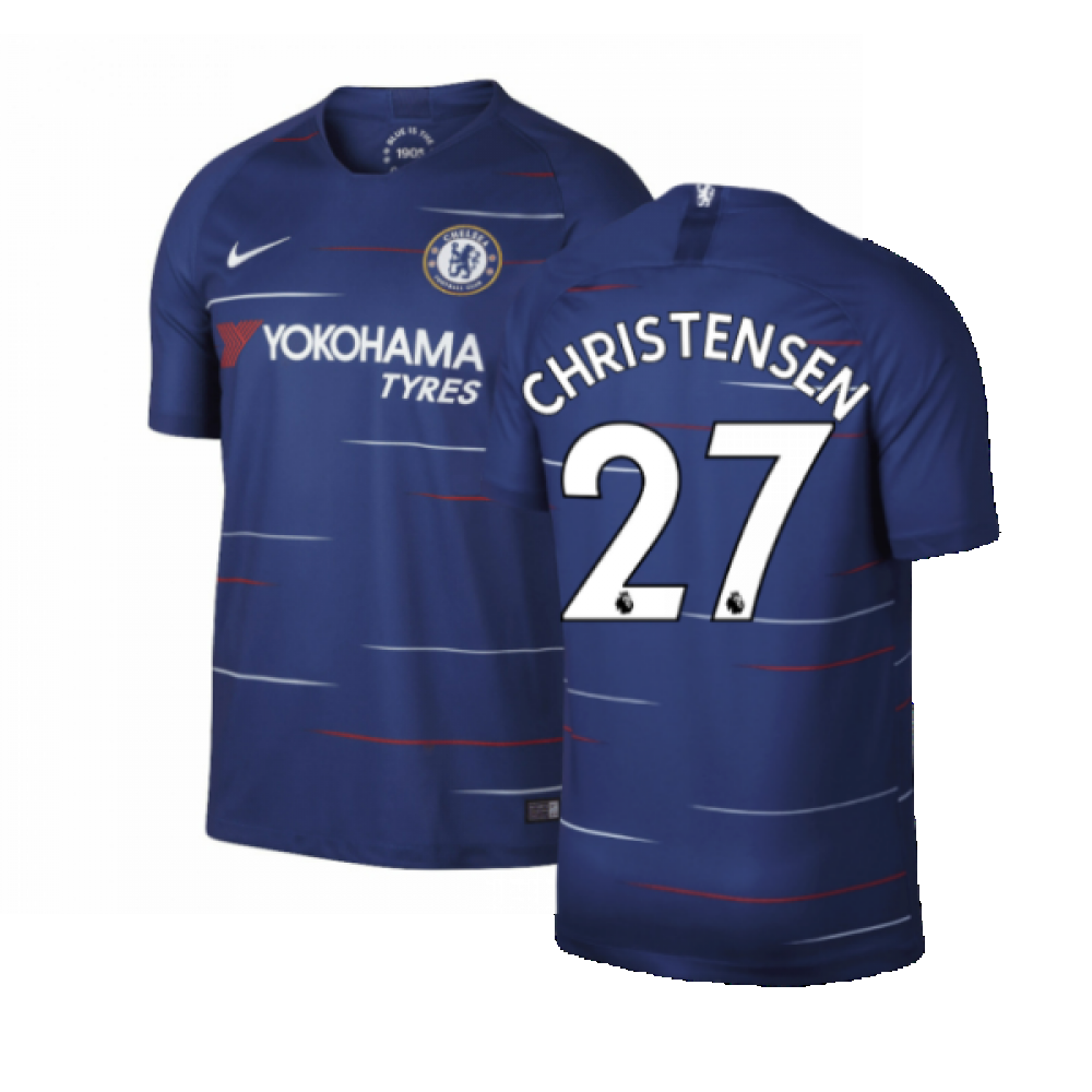 Chelsea 2018-19 Home Shirt ((Excellent) XXL) (Christensen 27)_0