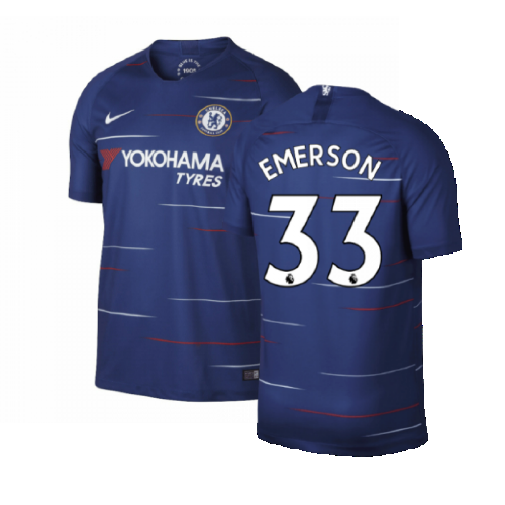 Chelsea 2018-19 Home Shirt ((Excellent) XXL) (Emerson 33)_0