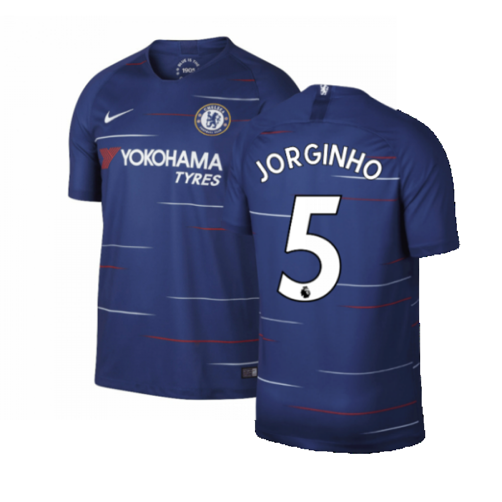 Chelsea 2018-19 Home Shirt ((Excellent) XXL) (Jorginho 5)_0