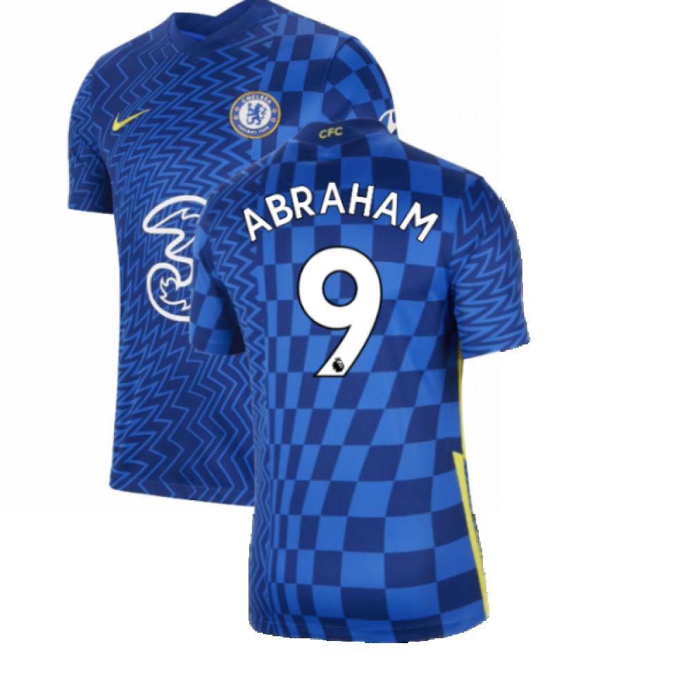 Chelsea 2021-22 Home Shirt ((Mint) MB) (ABRAHAM 9)