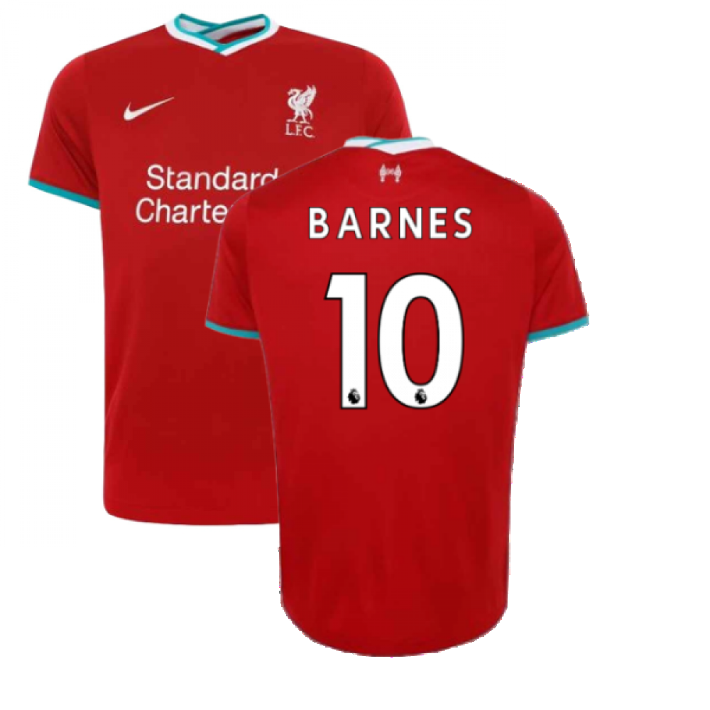 Liverpool 2020-21 Home Shirt ((Excellent) XL) (BARNES 10)