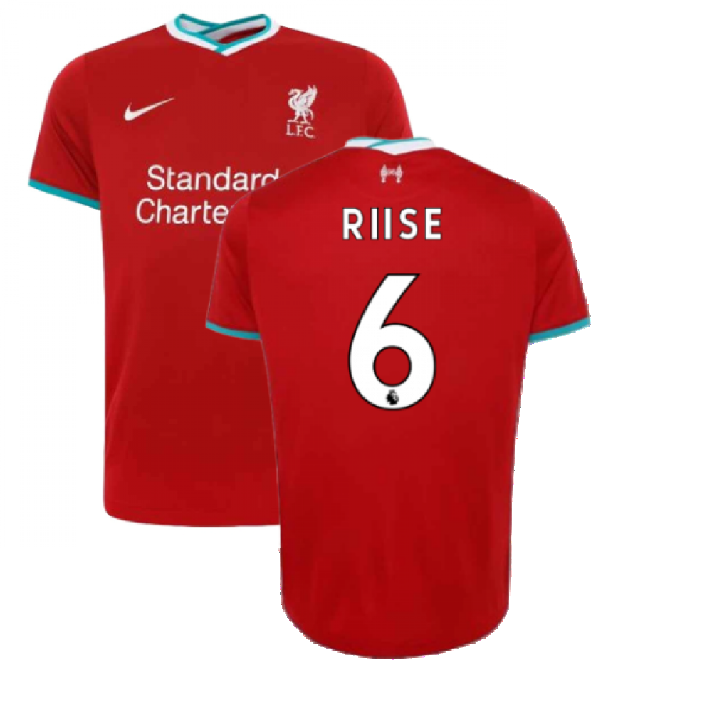 Liverpool 2020-21 Home Shirt ((Excellent) XL) (RIISE 6)