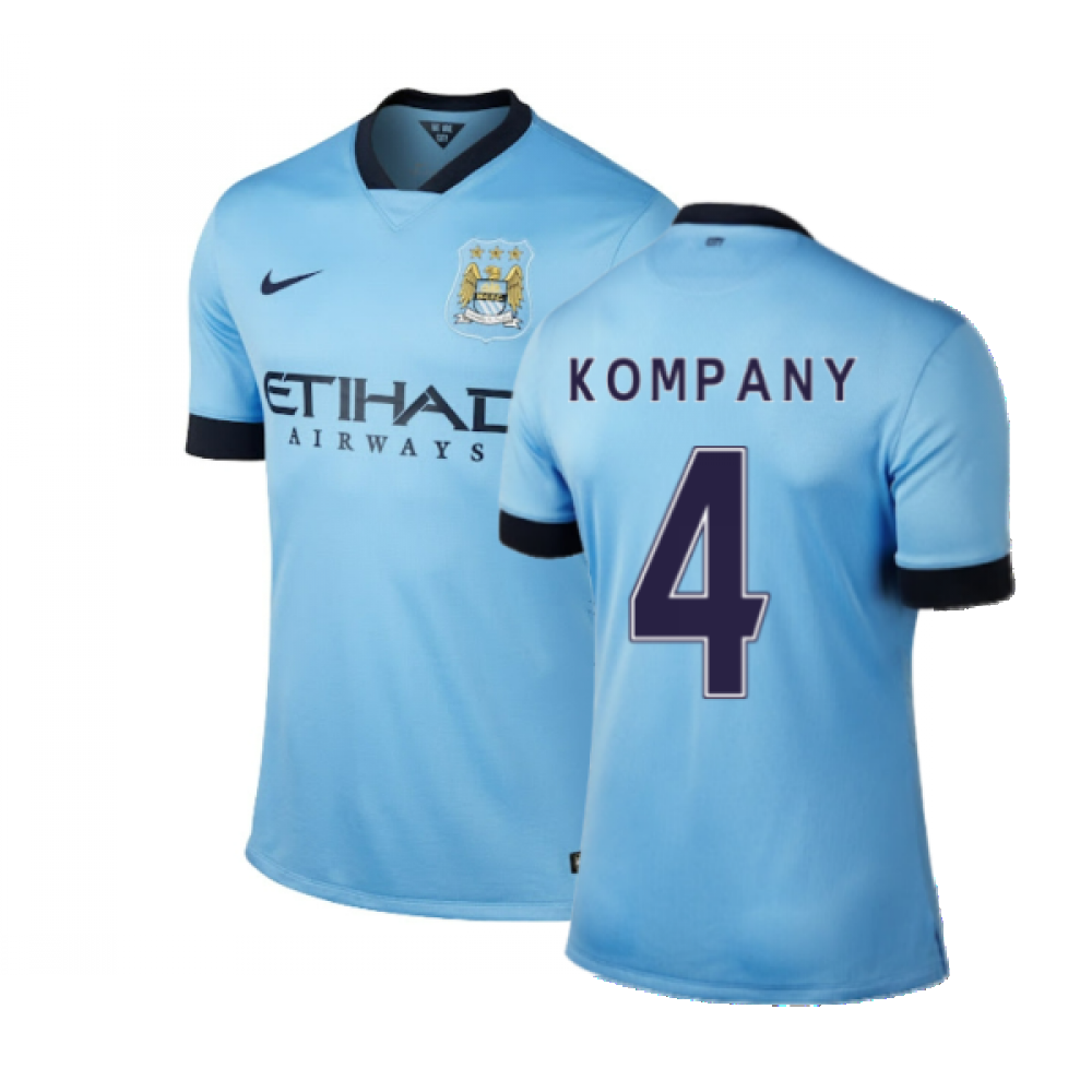 Manchester City 2014-15 Home Shirt ((Very Good) 3XL) (KOMPANY 4)