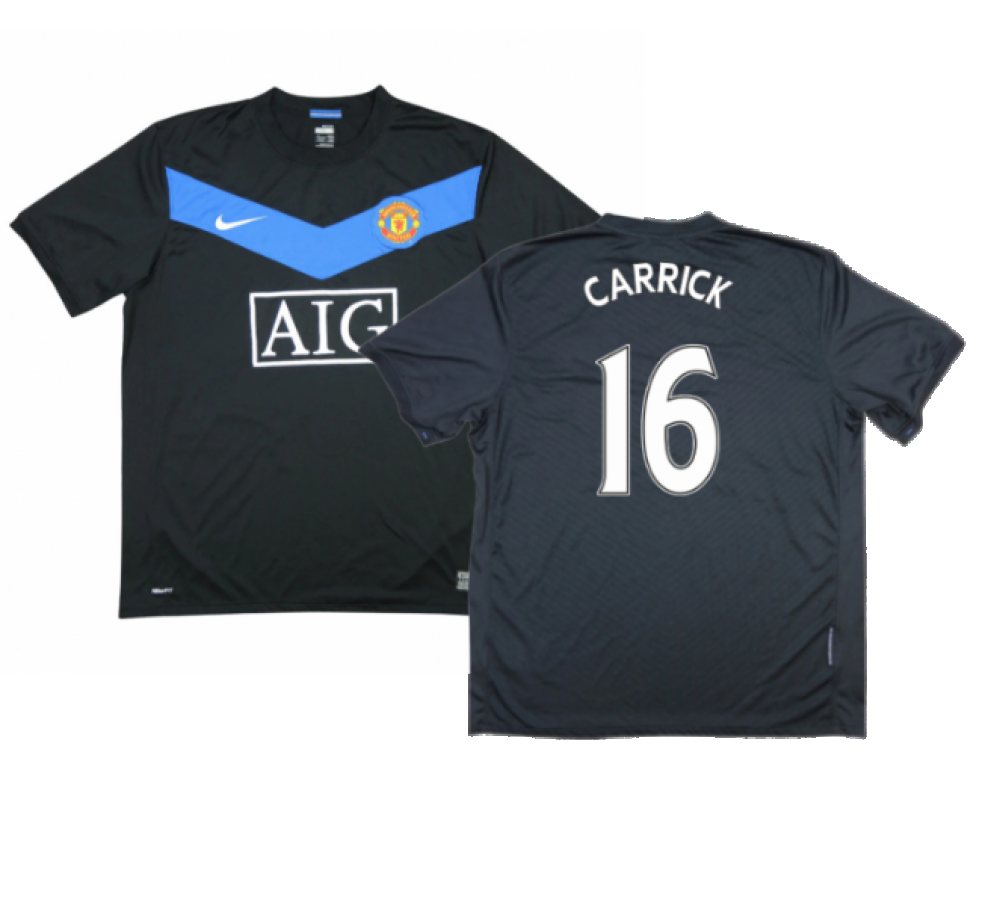 Manchester United 2009-10 Away Shirt ((Excellent) L) (Carrick 16)_0