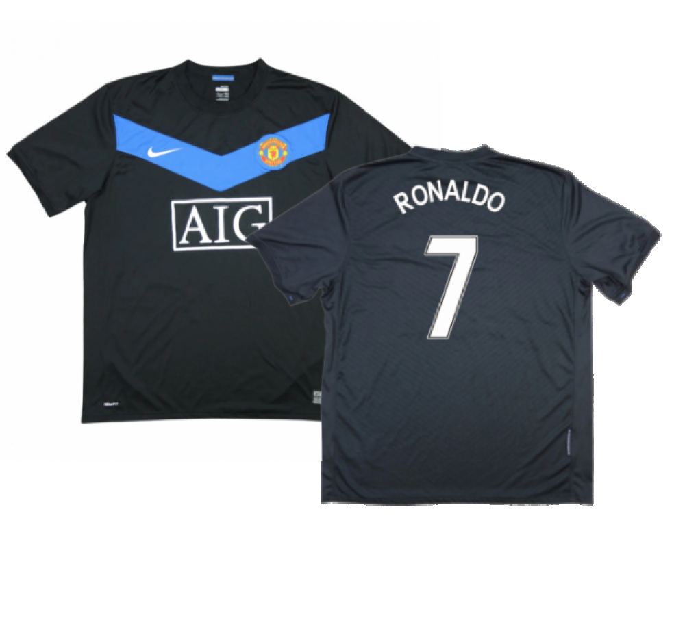 Manchester United 2009-10 Away Shirt ((Excellent) L) (RONALDO 7)_0