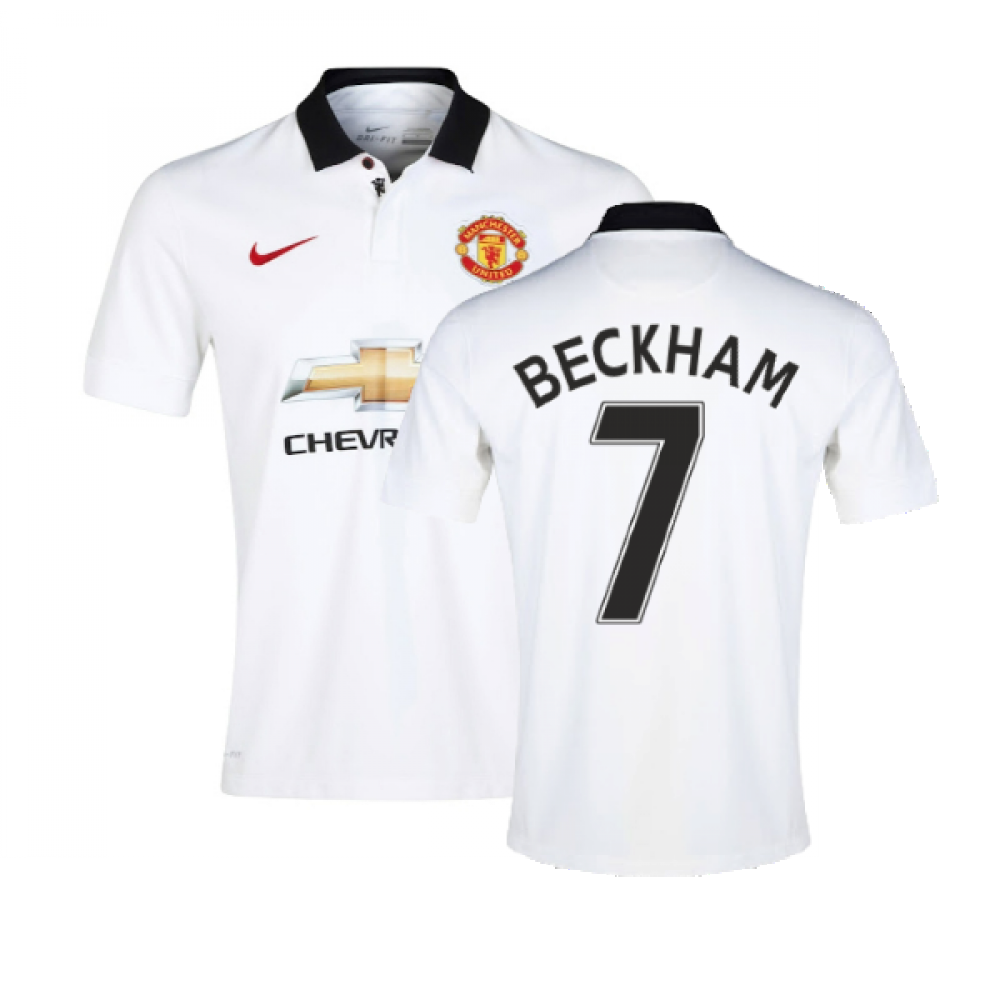 Manchester United 2014-15 Away Shirt ((Very Good) L) (Beckham 7)_0